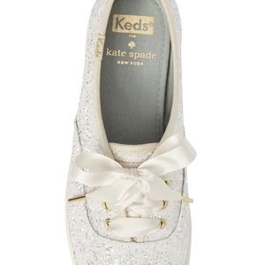 Kate Spade glitter sneakers